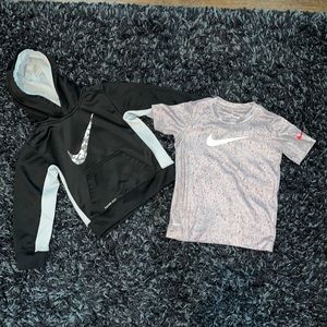 Nike hoodie and Dri fit tee size 4T